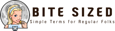 Bite sized definition logo.